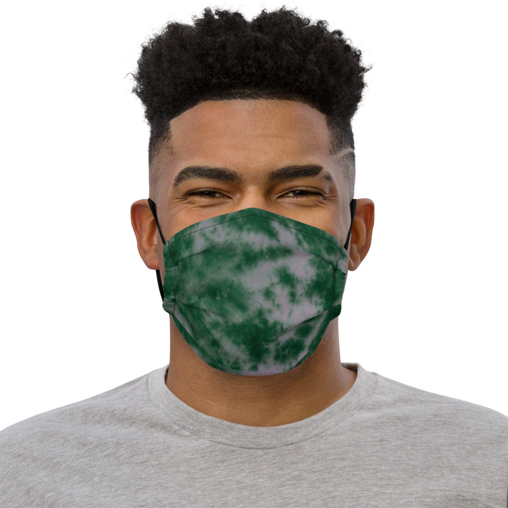 Emerald Tie Dye Face Mask