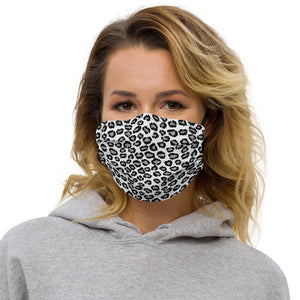 Snow Leopard Print Face Mask