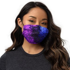 Neon Lavender & Blue  Face Mask