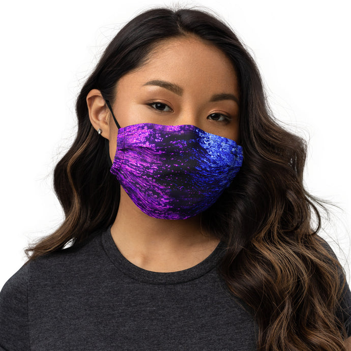 Neon Lavender & Blue  Face Mask