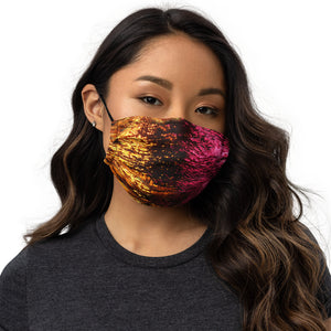 Neon Gold & Pink Face Mask