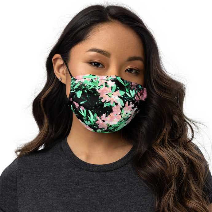 Pink & Mint Floral Face Mask