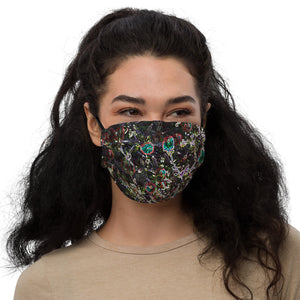 Neon Bottlebrush Face Mask