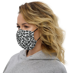 Snow Leopard Print Face Mask