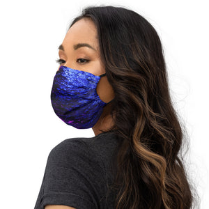 Neon Lavender & Blue  Face Mask