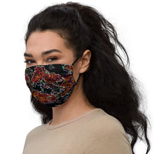 Load image into Gallery viewer, Neon Roses Face Mask