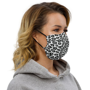 Snow Leopard Print Face Mask