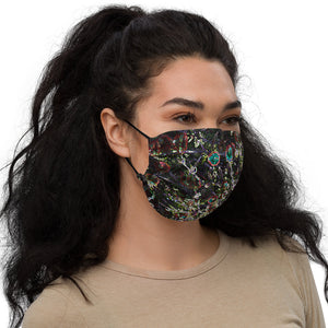 Neon Bottlebrush Face Mask