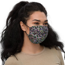 Load image into Gallery viewer, Neon Leaves Face Mask