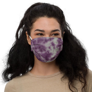 Amethyst Tie Dye Face Mask