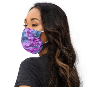 Indigo & Orchid Tie Dye Face Mask