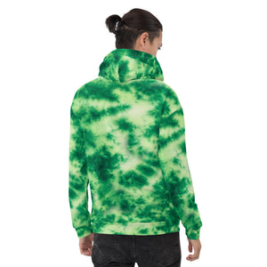 Emerald Tie Dye Unisex Hoodie