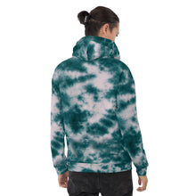 Load image into Gallery viewer, Deep Ocean Tie Dye Unisex Hoodie