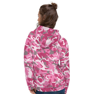 Pink Camouflage Unisex Hoodie