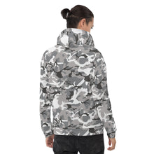 Load image into Gallery viewer, Grey Camouflage Unisex Hoodie