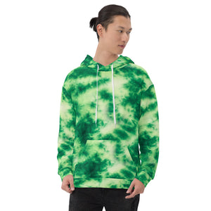 Emerald Tie Dye Unisex Hoodie