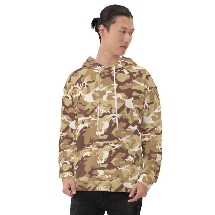 Brown Camouflage Unisex Hoodie