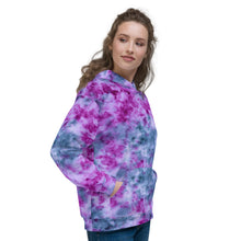 Load image into Gallery viewer, Indigo &amp; Orchid Tie Dye Unisex Hoodie
