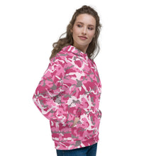 Load image into Gallery viewer, Pink Camouflage Unisex Hoodie