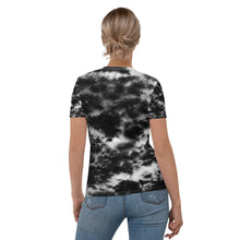 Load image into Gallery viewer, Onyx &amp; Frost Tie Dye Women&#39;s T-shirt