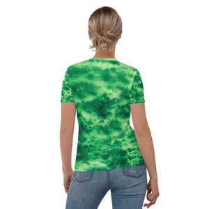 Emerald Tie Dye Women's T-shirt