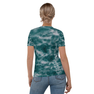 Deep Ocean Tie Dye Women's T-shirt