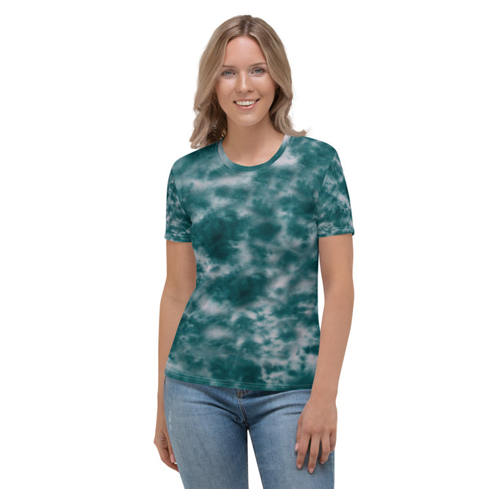 Deep Ocean Tie Dye Women's T-shirt