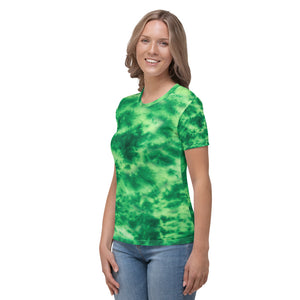 Emerald Tie Dye Women's T-shirt