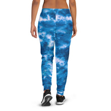 Load image into Gallery viewer, Royal Blue Tie Dye Women&#39;s Joggers