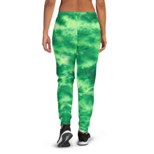 Load image into Gallery viewer, Emerald Tie Dye Women&#39;s Joggers