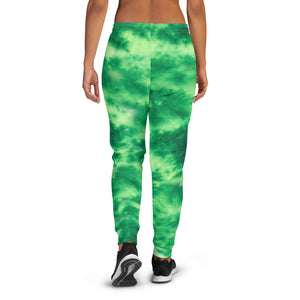 Emerald Tie Dye Women's Joggers