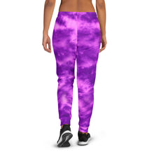 Load image into Gallery viewer, Purple &amp; Violet Tie Dye Women&#39;s Joggers