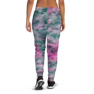 Lilac & Peacock Tie Dye Women's Joggers