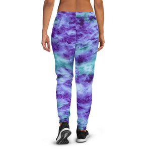 Aqua & Iris Tie Dye Women's Joggers