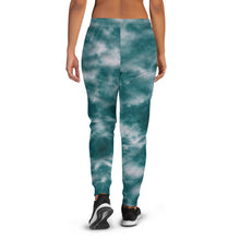 Load image into Gallery viewer, Deep Ocean Tie Dye Women&#39;s Joggers