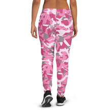 Load image into Gallery viewer, Pink Camouflage Women&#39;s Joggers