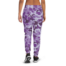 Load image into Gallery viewer, Purple Camouflage Women&#39;s Joggers
