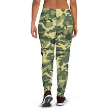 Load image into Gallery viewer, Green Camouflage Women&#39;s Joggers