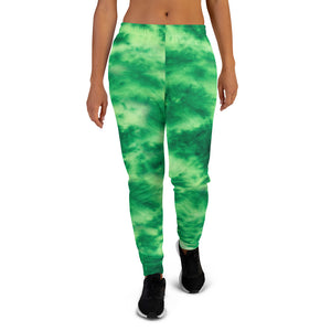 Emerald Tie Dye Women's Joggers