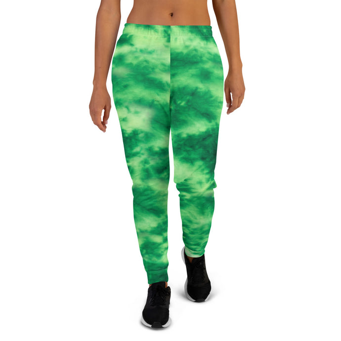 Emerald Tie Dye Women's Joggers