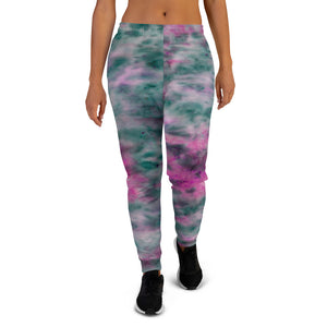 Lilac & Peacock Tie Dye Women's Joggers