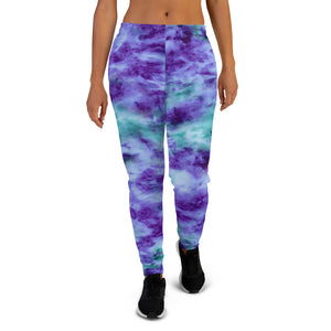 Aqua & Iris Tie Dye Women's Joggers