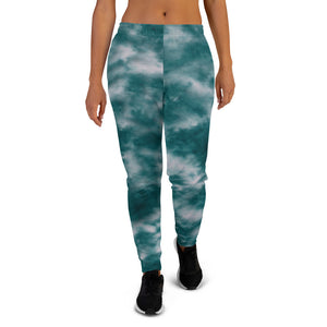 Deep Ocean Tie Dye Women's Joggers