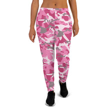 Load image into Gallery viewer, Pink Camouflage Women&#39;s Joggers
