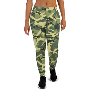 Green Camouflage Women's Joggers