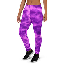 Load image into Gallery viewer, Purple &amp; Violet Tie Dye Women&#39;s Joggers