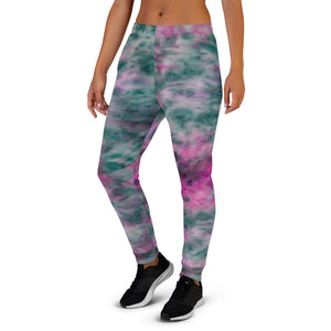 Lilac & Peacock Tie Dye Women's Joggers