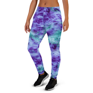 Aqua & Iris Tie Dye Women's Joggers