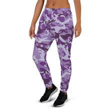 Load image into Gallery viewer, Purple Camouflage Women&#39;s Joggers