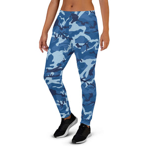 Blue Camouflage Women's Joggers